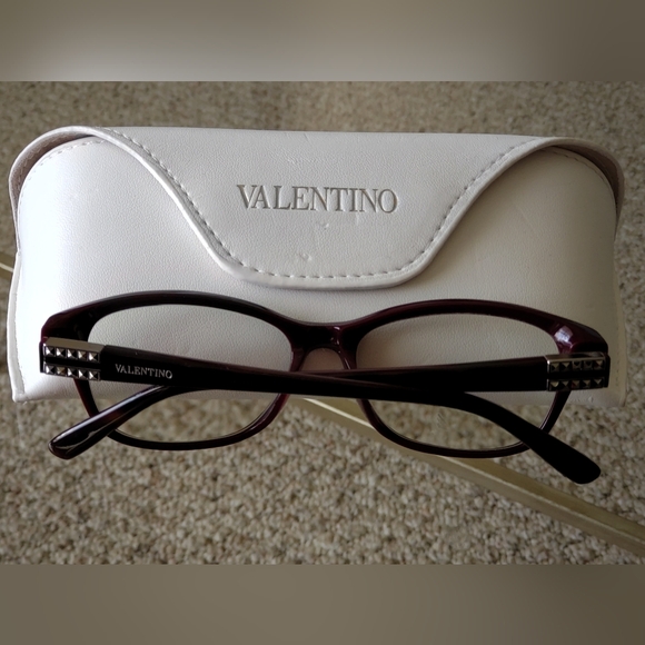 Valentino Women\'s Burgundy Glasses main image 11